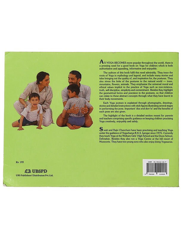 Yoga For Children A Complete Illustrated Guide To Yoga - Swati Chanchani, Rajiv Chanchani - Lastenkirjat - 10105404003 - 1