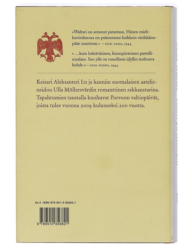 Tanssi yli hautojen : romaani Porvoon valtiopäivien ajalta - Mika Waltari - Kirja lahjaksi - 10105404005 - 1