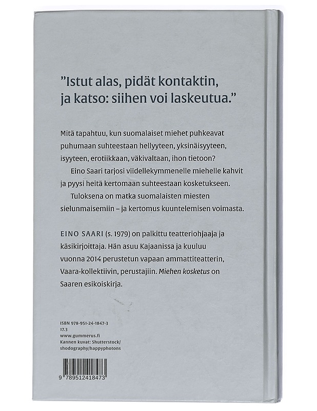 Miehen kosketus - Eino Saari - Tietokirjat ja oppaat - 10105404057 - 1