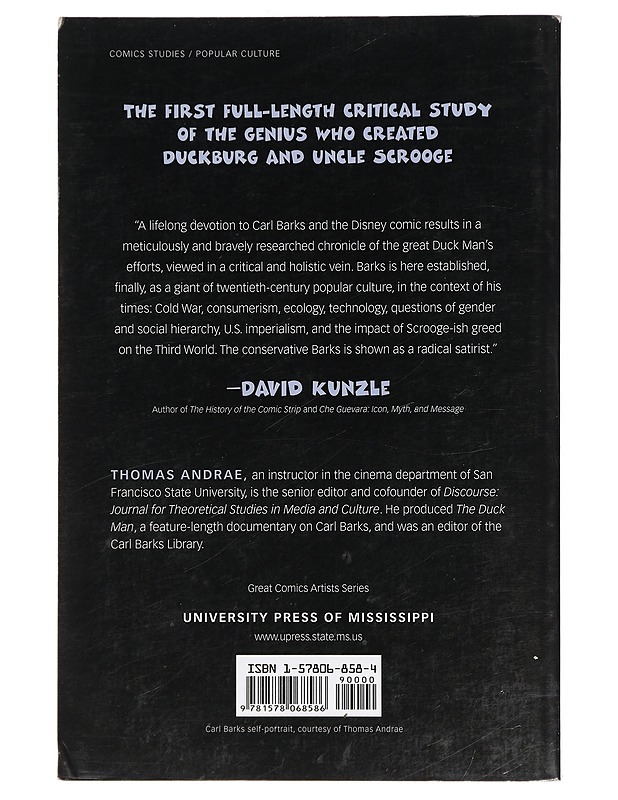 Carl Barks and the Disney comic book : unmasking the myth of modernity - Thomas Andrae - Tietokirjat ja oppaat - 10105404066 - 1