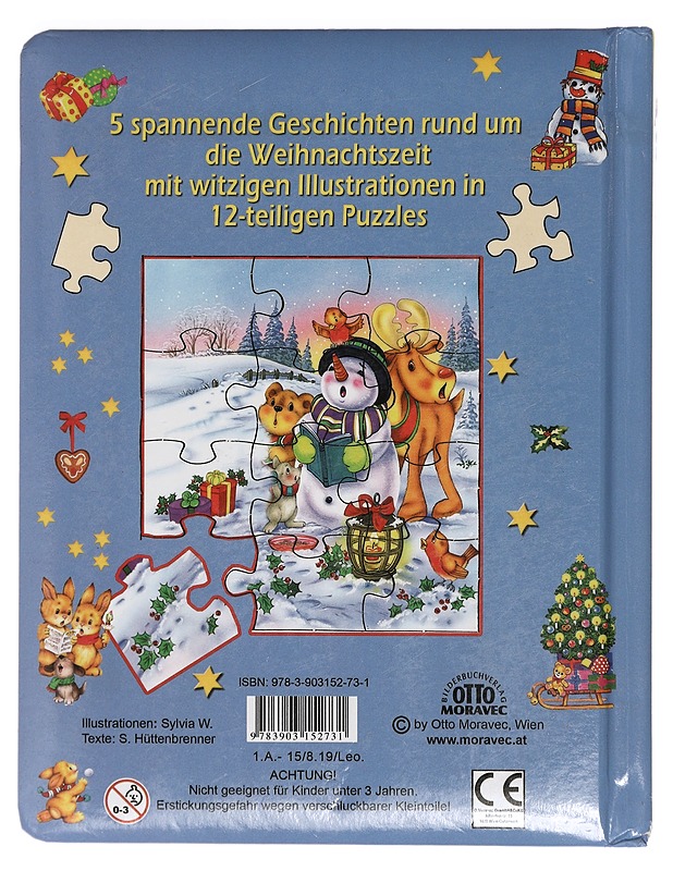 Mein Weihnachts : Puzzlebuch - Lastenkirjat - 10105404135 - 1