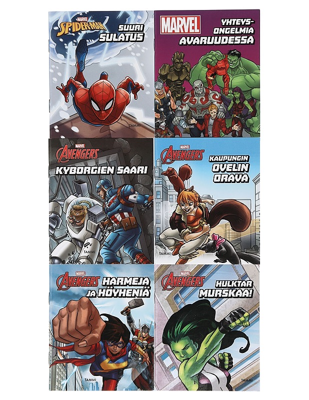 Marvel mini kirjat - Lastenkirjat - 10105404199 - 0