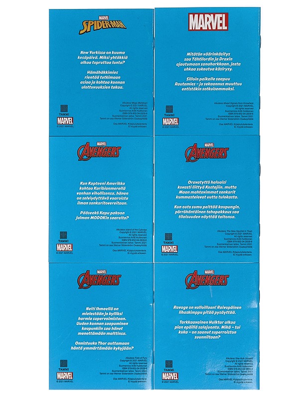 Marvel mini kirjat - Lastenkirjat - 10105404199 - 1