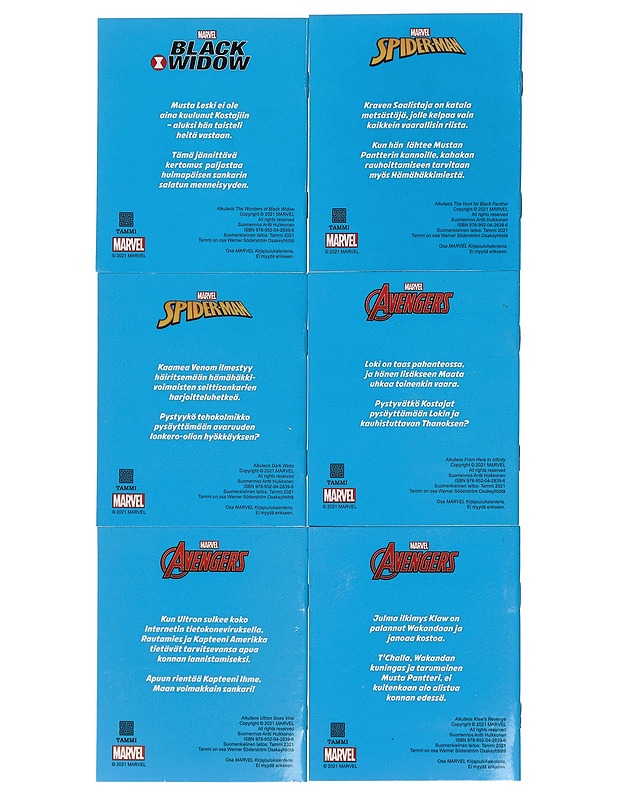 Marvel mini kirjat - Lastenkirjat - 10105404214 - 1