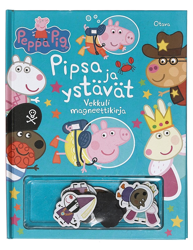 Pipsa ja ystävät : vekkuli magneettikirja - Karhu, Satu - Lastenkirjat - 10105404225 - 0