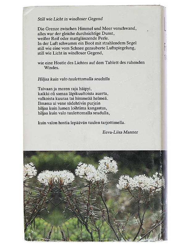 Still wie Licht in windloser Gegend : Lyrik aus Finnland : eine Anthologie in Finnisch/Schwedisch und Deutsch - Schellbach-Kopra, Ingrid - Romaanit ja novellit - 10105404265 - 1
