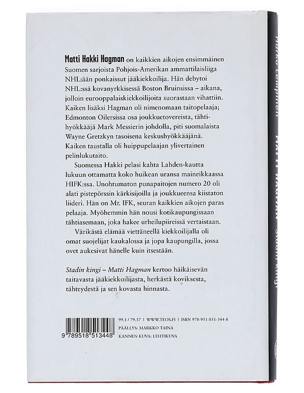 Matti Hagman : stadin kingi - Marko Lempinen - Elämäkerrat ja muistelmat - 10105404270 - 1