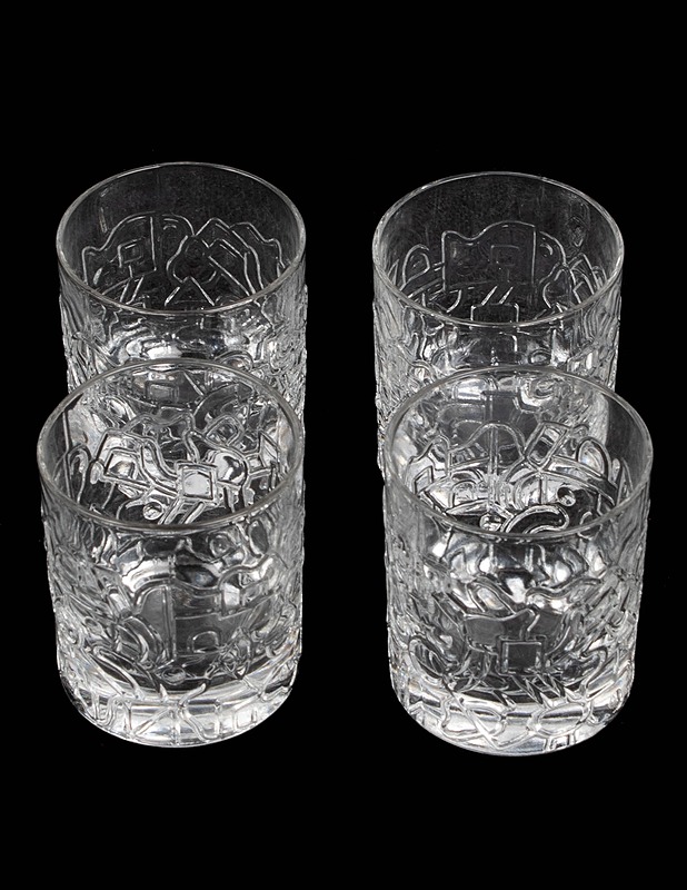 NUUTAJÄRVI Relief snapsilasi, 4 kpl - Designsuosikit - 10105404316 - 0