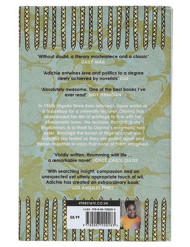 Half of a yellow sun - Chimamanda Ngozi Adichie - Romaanit ja novellit - 10105404402 - 1