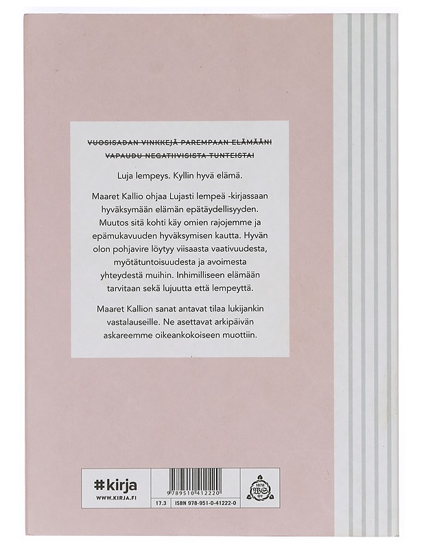 Lujasti lempeä - Maaret Kallio - Elämäkerrat ja muistelmat - 10105404423 - 1