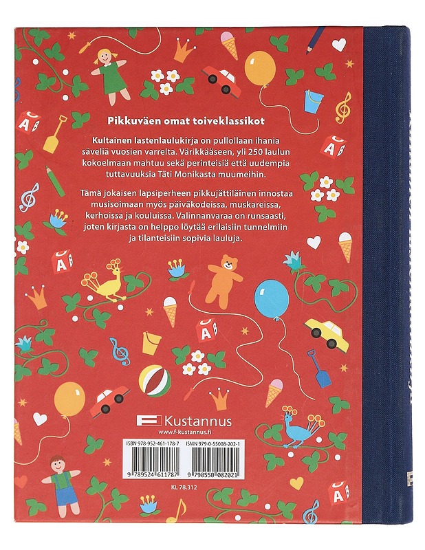 Kultainen lastenlaulukirja - Kari, Virpi - Lastenkirjat - 10105404459 - 1