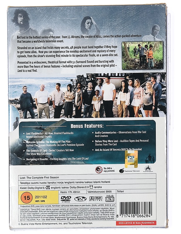 Lost: 1. Tuotantokausi - DVD - DVD-elokuvat - 10105404466 - 1