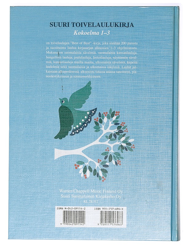 Suuri toivelaulukirja : kokoelma 1-3 - Henriksson, Raimo - Musiikki- ja elokuvakirjat - 10105404504 - 1