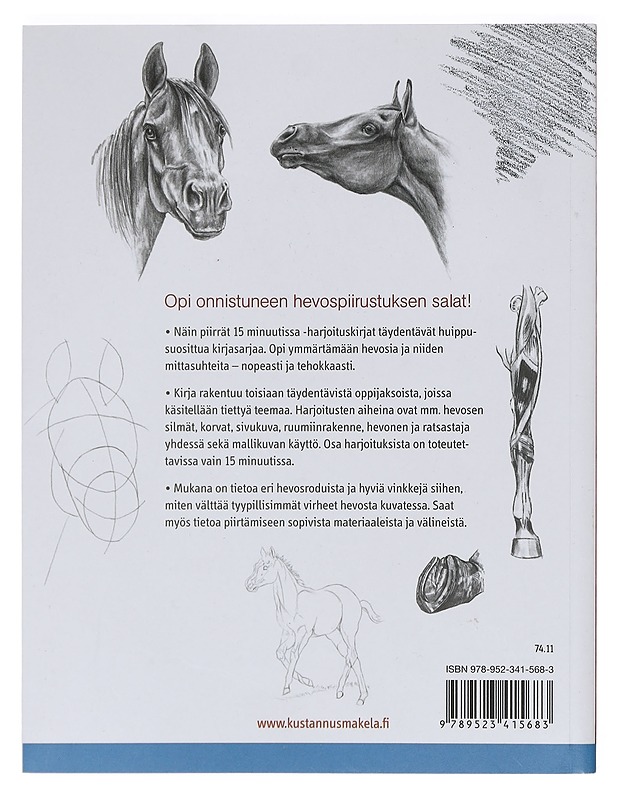 Näin piirrät hevosia 15 minuutissa - Getha, Patricia - Tietokirjat ja oppaat - 10105404510 - 1