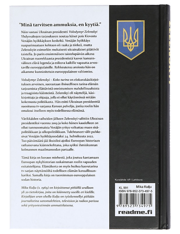 Volodymyr Zelenskyi : koko tarina - Mika Kulju - Elämäkerrat ja muistelmat - 10105404523 - 1