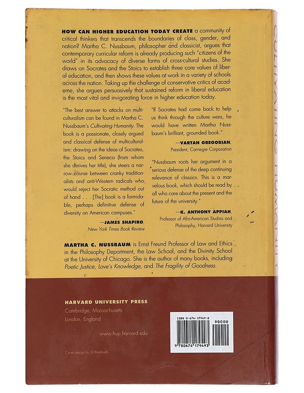 Cultivating humanity : a classical defense of reform in liberal education - Martha C. Nussbaum - Tietokirjat ja oppaat - 10105404539 - 1