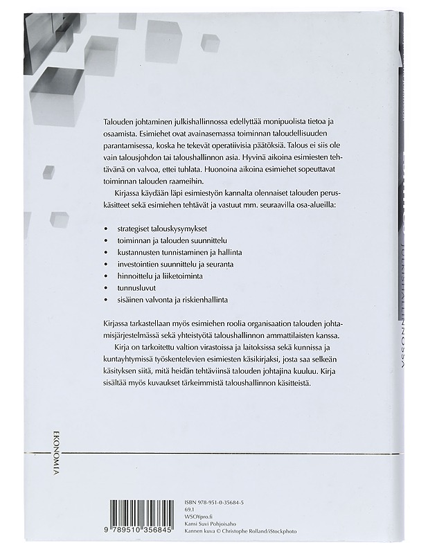 Esimies talouden johtajana julkishallinnossa - Raudasoja, Kaisa - Tietokirjat ja oppaat - 10105404554 - 1