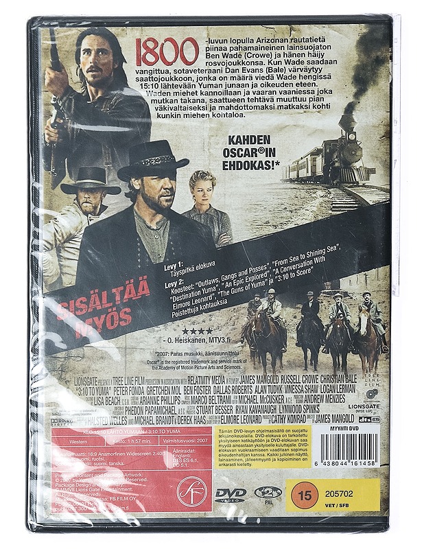 Klo 15:10 Lähtö Yumaan - DVD - DVD-elokuvat - 10105404580 - 1