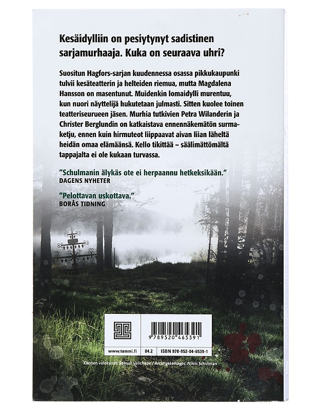 Kun kellot seisahtuvat - Schulman, Ninni - Jännitys ja dekkarit - 10105404608 - 1