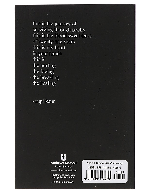 Milk and Honey - Rupi Kaur - Romaanit ja novellit - 10105404606 - 1