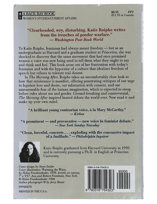 The Morning after : sex, fear, and feminism - Katie Roiphe - Tietokirjat ja oppaat - 10105404635 - 1