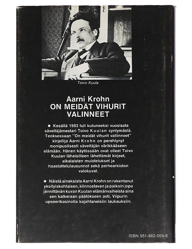 On meidät vihurit valinneet - Aarni Krohn - Elämäkerrat ja muistelmat - 10105404621 - 1