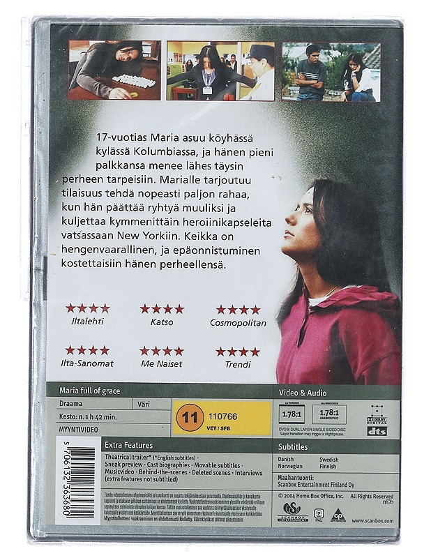 Maria Full of Grace - DVD - DVD-elokuvat - 10105404649 - 1