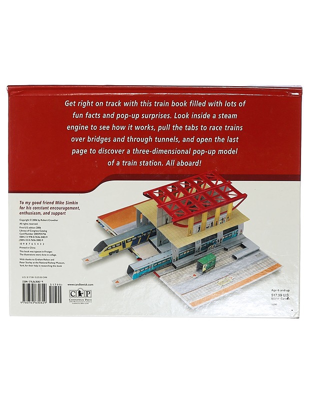 Trains: A Pop-up Railroad Book - Crowthe, Robert - Lastenkirjat - 10105404663 - 1