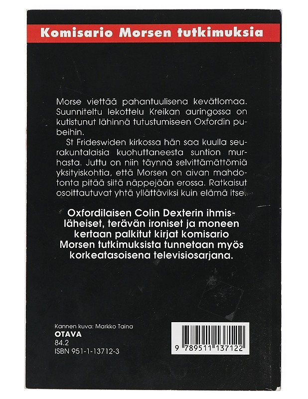 Palvelus vainajille - Dexter, Colin - Romaanit ja novellit - 10105404670 - 1