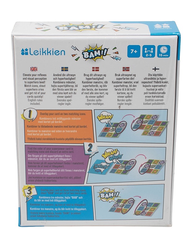 LEIKKIEN Bam! perhepeli - Seurapelit - 10105404700 - 1
