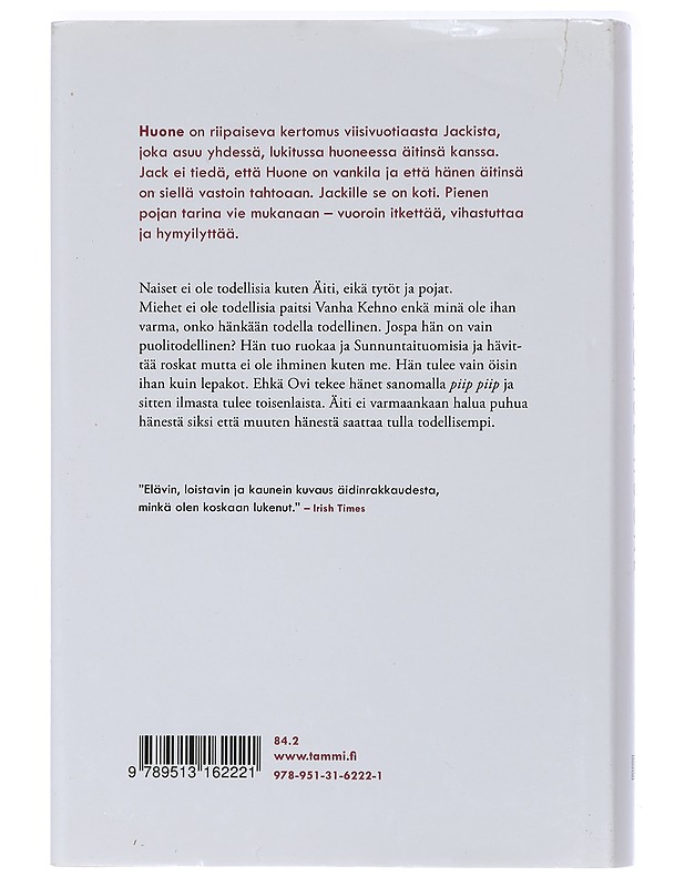 Huone - Donoghue, Emma - Romaanit ja novellit - 10105404709 - 1