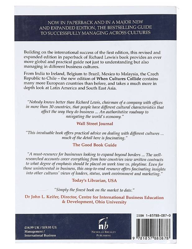 When cultures collide : managing successfully across cultures - Richard D. Lewis - Tietokirjat ja oppaat - 10105404716 - 1