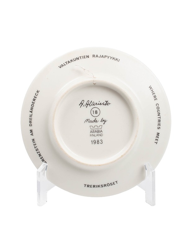 ARABIA Valtakuntien rajapyykki -seinälautanen - Designsuosikit - 10105404729 - 1