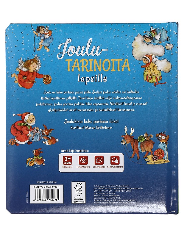 Joulutarinoita lapsille - Krätschmer, Marion - Lastenkirjat - 10105404734 - 1