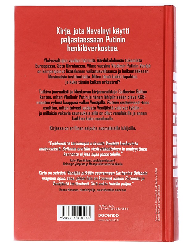 Putinin sisäpiirissä - Belton, Catherine - Elämäkerrat ja muistelmat - 10105404736 - 1