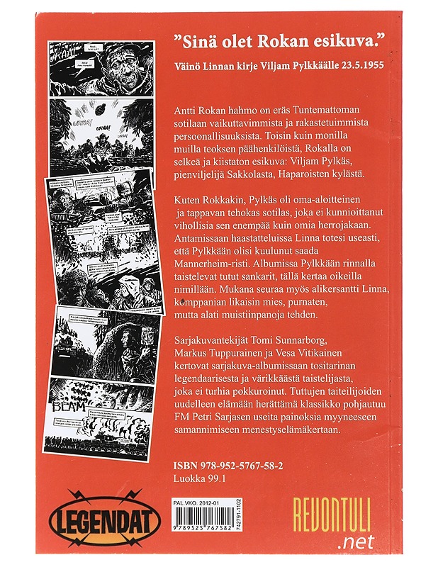 Tuntematon Rokka alias Viljam Pylkäs - Vitikainen, Vesa - Sarjakuvat - 10105404767 - 1