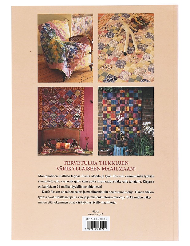 Taitajan tilkkutyöt : yli 20 mallia huippusuunnittelijoilta - Fassett, Kaffe - Käsityökirjat - 10105404787 - 1