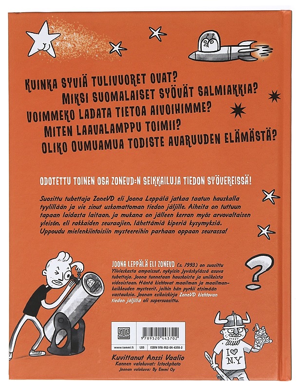 ZoneVD uskomattoman tiedon jäljillä - Leppälä, Joona - Lastenkirjat - 10105404791 - 1