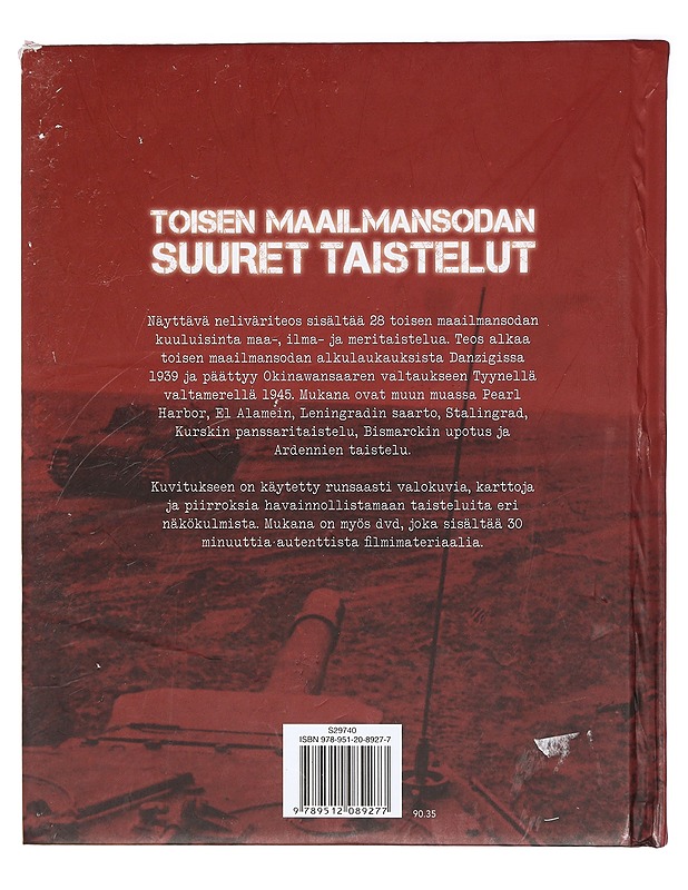 Toisen maailmansodan suuret taistelut - Mann, Chris - Historiakirjat - 10105404796 - 1