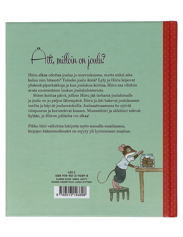 Pikku hiiren joulu - Riikka Jäntti - Lastenkirjat - 10105404826 - 1