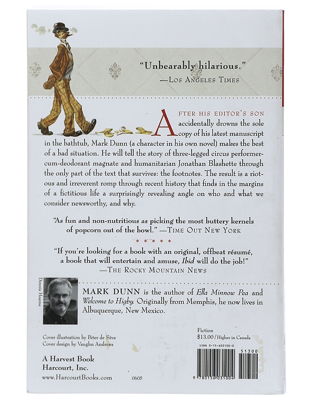 Ibid : A Novel - Mark Dunn - Romaanit ja novellit - 10105404835 - 1