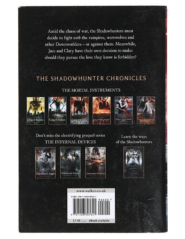 City of glass - Cassandra Clare - Fantasia- ja scifi - 10105404892 - 1