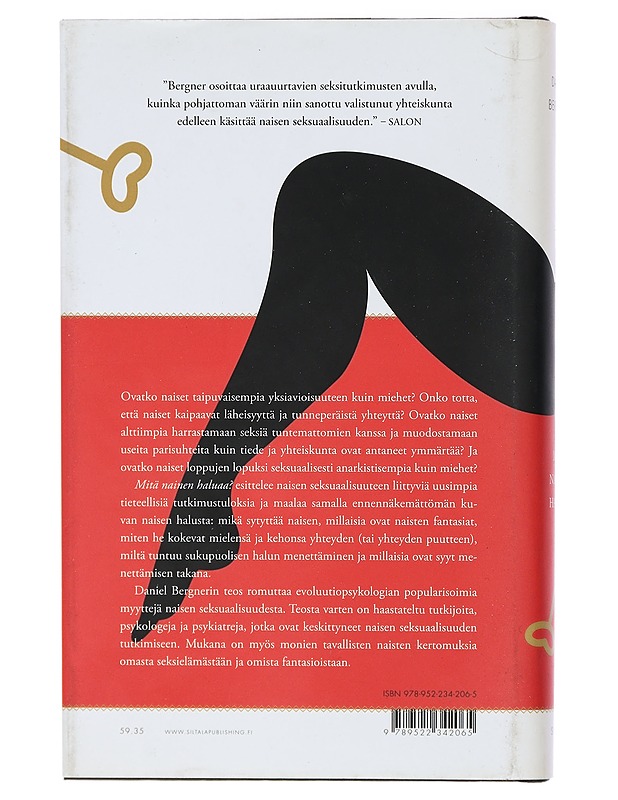 Mitä nainen haluaa? : tutkimusmatka naisen seksuaalisuuteen - Bergner, Daniel - Tietokirjat ja oppaat - 10105404902 - 1