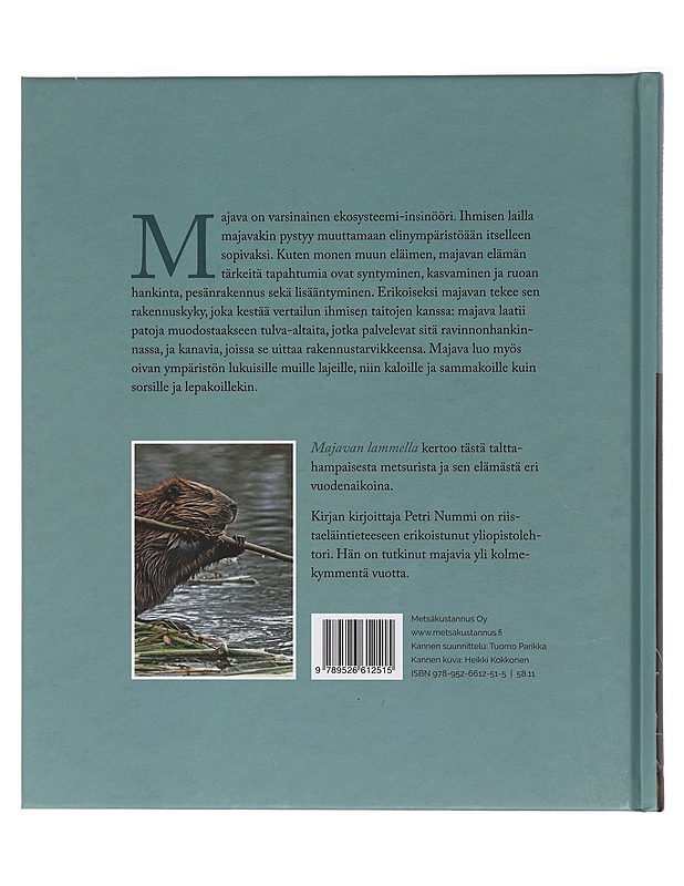 Majavan lammella - Nummi, Petri - Tietokirjat ja oppaat - 10105404904 - 1