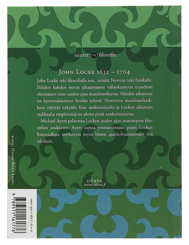 Locke : ideat ja oliot - Ayers, Michael - Tietokirjat ja oppaat - 10105404912 - 1