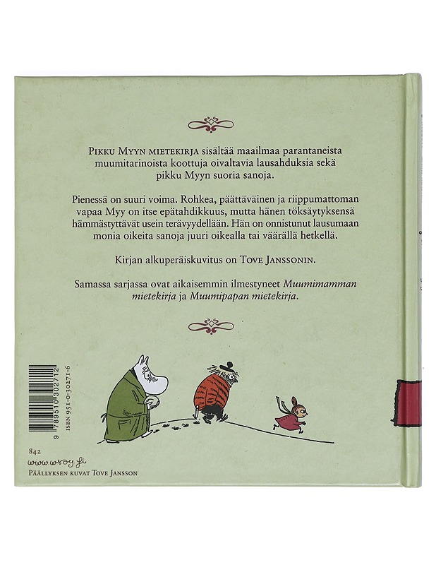 Pikku Myyn mietekirja - Jansson, Tove - Tietokirjat ja oppaat - 10105404921 - 1