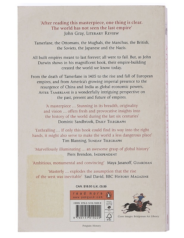 After Tamerlane : The Rise and Fall of Global Empires, 1400-2000 - John Darwin - Historiakirjat - 10105404927 - 1