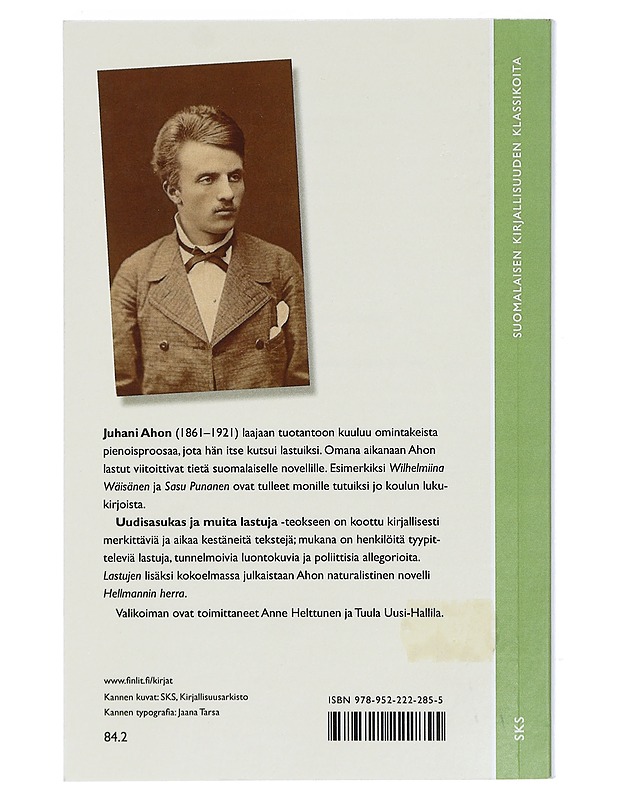 Uudisasukas ja muita lastuja - Aho, Juhani - Romaanit ja novellit - 10105404932 - 1