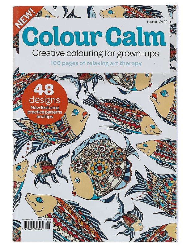 Colour Calm : Creative colouring for grown-ups, Issue 8 - Harrastekirjat - 10105404942 - 0
