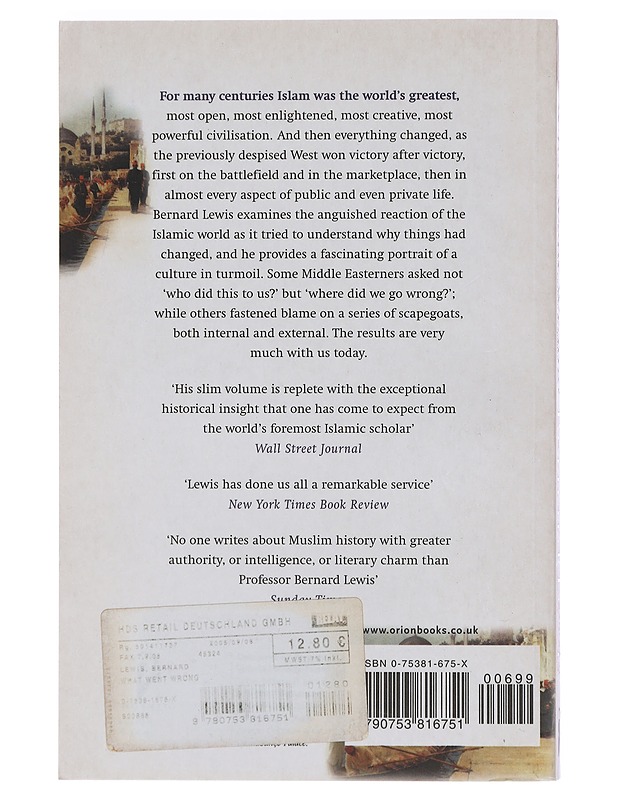 What Went Wrong? - Western Impact And Middle Eastern Response - Historiakirjat - 10105404996 - 1